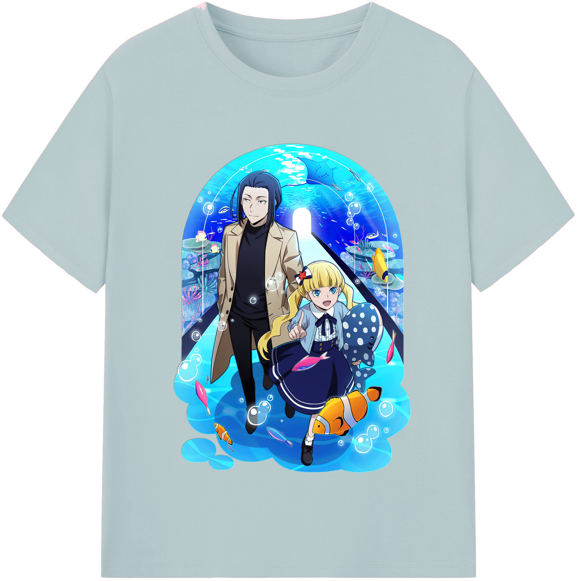 （画像用） 文豪ストレイドッグス Bungo Stray Dogs 綿100％半袖Tシャツ（フロントプリント）